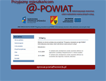 Tablet Screenshot of epowiat.powiatlwowecki.pl